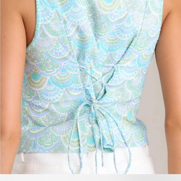 FORE Pastel Patterned Vest and Shorts Set - Picture 7 of 7